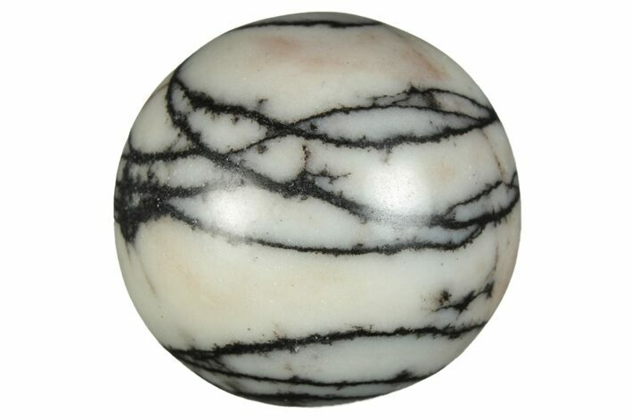 .9" Polished Zebra Jasper Sphere - Photo 1